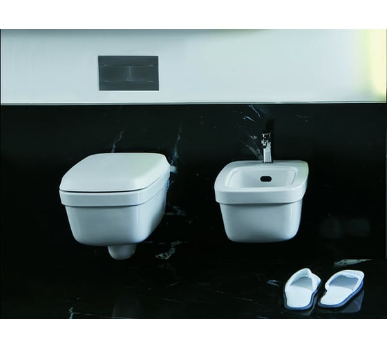 Подвесной унитаз SIMAS EVOLUTION 52x37x36.5, крепления в комплекте, белый EVO 18/F85 bia