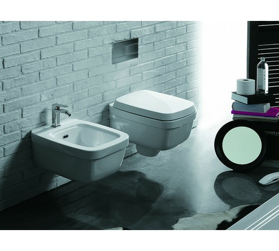 Подвесной унитаз SIMAS EVOLUTION 52x37x36.5, крепления в комплекте, белый EVO 18/F85 bia