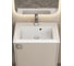 Тумба с раковиной для ванной Uperwood Aurora_50 см, бежевый матовый KAurora50cm 4