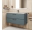 Тумба с раковиной для ванной Uperwood Foster New_90 см, подвесная, серый графит KFosterNEW90g 6