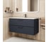 Тумба с раковиной для ванной Uperwood Foster New_90 см, подвесная, черная KFosterNEW90b 3