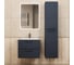 Тумба с раковиной для ванной Uperwood Foster New_60 см, подвесная, черная KFosterNEW60b 3