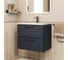 Тумба с раковиной для ванной Uperwood Foster New_60 см, подвесная, черная KFosterNEW60b 5