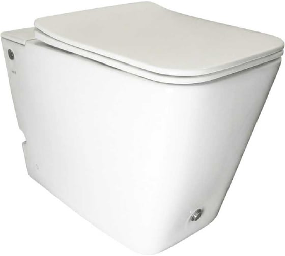 Унитаз приставной безободковый WAVE ТИТАН/TITAN импульсный, сид.дюро,м/л,быстр 557862