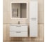 Тумба с раковиной для ванной Uperwood Foster New_80 см, подвесная, белая KFosterNEW80w 3