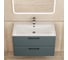 Тумба с раковиной для ванной Uperwood Foster New_80 см, подвесная, серый графит KFosterNEW80g 4