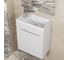 Тумба с раковиной для ванной Uperwood Tanos_40 см, подвесная, матовая, белая KTanos40W 4