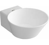 Раковина SIMAS WAVE накладная или подвесная, круглая, 1 отверстие под смеситель, 33.5x43x16.5, белый WA 05