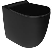 Приставной унитаз SIMAS VIGNONI Rimless, черный VI 01 nero