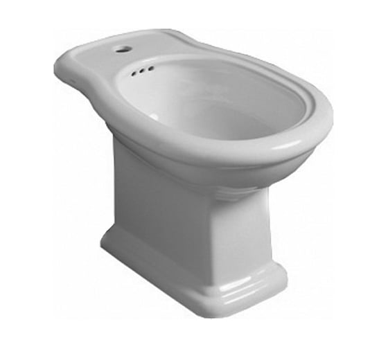 Биде SIMAS LANTE 58x39x40, 1 отверстие для смесителя, белый LA 04