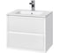 Тумба AQUATON Римини 60 с раковиной VICTORIA-N 60, цвет белый глянец 1A2266V0RN010 2