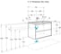 Тумба AQUATON Римини 80 NEW с раковиной Премьер М 80, цвет белый глянец 1A2267V3RN010 3