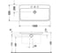 Раковина для мебели DURAVIT Puravida 0371100000 2
