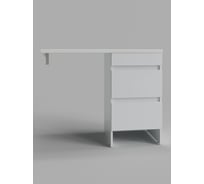 Тумба напольная с правой раковиной под стиральную машину Клин Agger 110 см, белый, CLE1100ANWH-SR