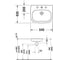 Встраиваемая раковина DURAVIT D-Code 0337540000 2