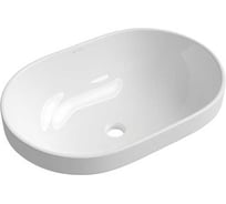 Врезная раковина AQUEDUTO INSERTO овальная 610х410, белый глянцевый INS0110