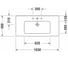 Мебельная раковина Duravit ME by Starck 2336100000 00289708 6
