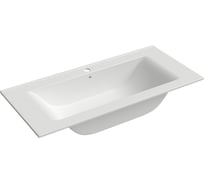 Раковина мебельная Aqueduto 1000 MONOLITO покатый борт, белый глянцевый MON1110