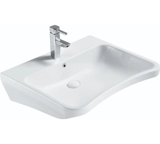 Раковина керамическая подвесная для людей с ограниченными возможностями Santi Line SL-3011