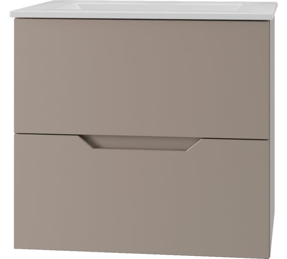 Тумба с раковиной подвесная Agger Свит SWE600ETLT-3610W 60, латте матовый X535556204