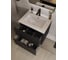 Тумба с раковиной подвесная Agger Свит SWE600ETBL-3610W 60, черный матовый X171217204 3