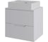 Тумба с раковиной подвесная Agger Свит SWE600ETWH-ST-4500W 60 столешница МДФ, белый матовый X872747204 1