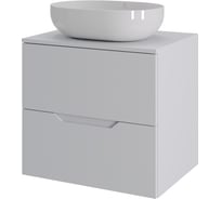 Тумба с раковиной подвесная Agger Свит SWE600ETWH-ST-5480W 60 столешница МДФ, белый матовый X905938204