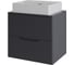 Тумба с раковиной подвесная Agger Свит SWE600ETGR-ST-4500W 60 столешница МДФ, графит матовый X386345204 1