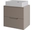 Тумба с раковиной подвесная Agger Свит SWE600ETLT-ST-4500W 60 столешница МДФ, латте матовый X557812204 1
