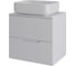 Тумба с раковиной подвесная Agger Свит SWE600ETWH-ST-5500W 60 столешница МДФ, белый матовый X911327204 1