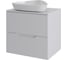 Тумба с раковиной подвесная Agger Свит SWE600ETWH-ST-7500W 60 столешница МДФ, белый матовый X966451204 1
