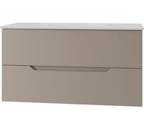 Тумба с раковиной подвесная Agger Свит 100, латте матовый SWE1000ETLT-31000W