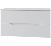 Тумба с раковиной подвесная Agger Свит 100, белый матовый SWE1000ETWH-31000W