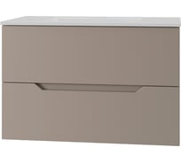 Тумба с раковиной подвесная Agger Свит 80, латте матовый SWE800ETLT-3800W