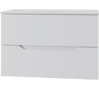 Тумба с раковиной подвесная Agger Свит 80, белый матовый SWE800ETWH-3800W