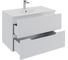 Тумба с раковиной подвесная Agger Свит 80, белый матовый SWE800ETWH-3800W 5
