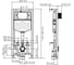 Система инсталляции для унитазов WasserKraft Аллер (Aller) 10TLT.010.ME.WM03 5