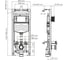 Система инсталляции для унитазов WasserKraft Альме (Alme) 15TLT.010.ME.RG04 2