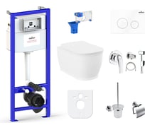 Комплект: инсталляция с унитазом Lavinia Boho Bell Pro Rimless 10 в 1 98010101