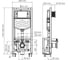 Система инсталляции для унитазов WasserKraft Диль (Dill) 61TLT.010.ME.RG04 3