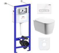 Комплект: инсталляция с унитазом Lavinia Boho Bell Pro Rimless 6 в 1 77050129