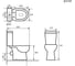 Унитаз-компакт EvaGold A2101 горизонтальный выпуск EG040018 8