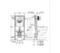 Система инсталляции Grohe Rapid SL 3 в 1 для подвесного унитаза фантомный черный 39939000 2