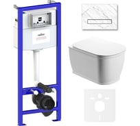 Комплект: инсталляция с унитазом Lavinia Boho Bell Pro Rimless 6 в 1 75110016