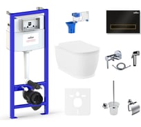 Комплект: инсталляция с унитазом Lavinia Boho Bell Pro Rimless 10 в 1 75110476