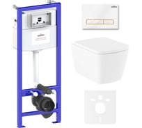 Комплект: инсталляция с унитазом Lavinia Boho Aveo Rimless 6 в 1 75110249