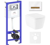 Комплект: инсталляция с унитазом Lavinia Boho Aveo Rimless 6 в 1 75110247