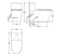 Унитаз-моноблок Grohe Projectline сиденье с микролифтом, альпин белый 39315000 2