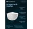 Комплект Инсталляция для подвесного унитаза Aqueduto TECNICA Novo с панелью смыва CIRCULO Novo, шлифованное золото + Унитаз подвесной OVO 525х360 безободковый, сиденье с микролифтом, белый матовый TEC11CIR0250OVO0120 3