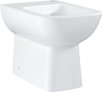 Унитаз напольный приставной безободковый Grohe Bau Edge альпин-белый 39810000